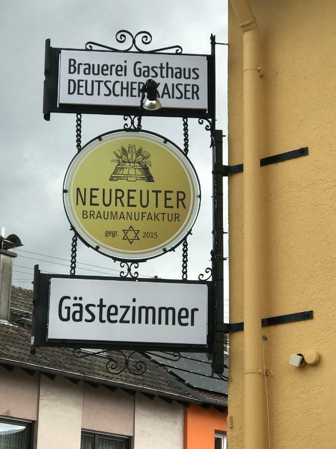 Hotel Brauerei Gasthaus DEUTSCHER KAISER Karlsruhe Exterior foto